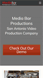 Mobile Screenshot of mediabarproductions.com